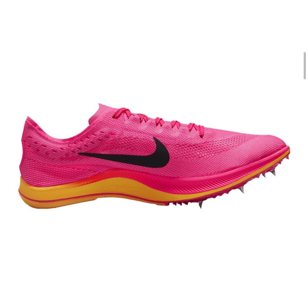 Nike ZoomX Dragonfly Hyper Pink Orange Track Shoes CV0400-600 Men Sizes NEW - Picture 3 of 9